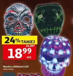 Auchan Maska z efektami LED oferta