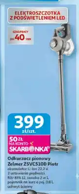 Auchan Odkurzacz pionowy Zelmer ZSVC510D Piotr oferta