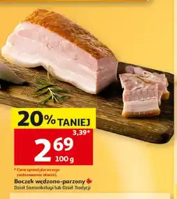 Auchan Boczek wędzono-parzony Auchan oferta