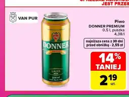 Carrefour Piwo Donner Premium oferta
