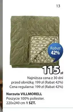 JYSK Narzuta Villmorell 220x240 cm oferta