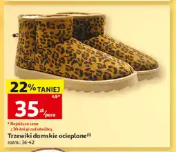 Auchan Trzewiki damskie ocieplane Inextenso oferta