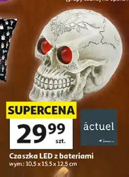 Auchan Czaszka LED z bateriami Actuel oferta