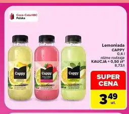 Carrefour Lemoniada Cappy smak cytryny oferta