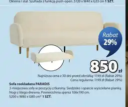 JYSK Sofa rozkładana Paradis oferta