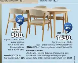 JYSK Krzesło Vostrup oferta