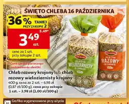 Auchan Chleb razowy krojony Oskroba oferta