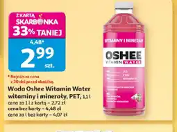 Auchan Woda Oshee Witamin Water witaminy i minerały oferta