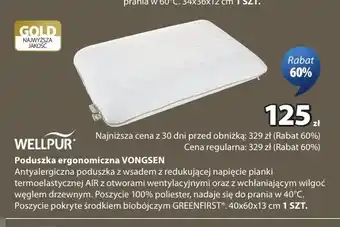 JYSK Poduszka ergonomiczna Vongsen Wellpur oferta