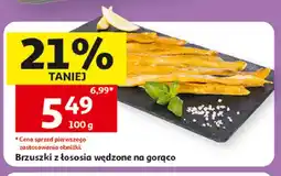 Auchan Brzuszki z łososia wędzone na gorąco oferta