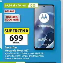 Auchan Smartfon Motorola Moto G17 oferta