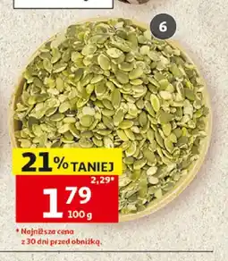 Auchan Pestki dyni łuskane oferta