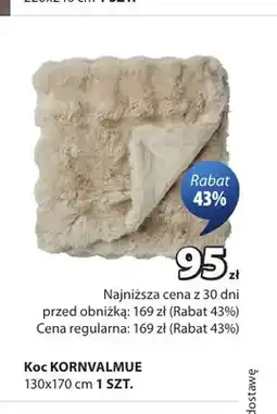 JYSK Koc Kornvalmue 130x170 cm oferta