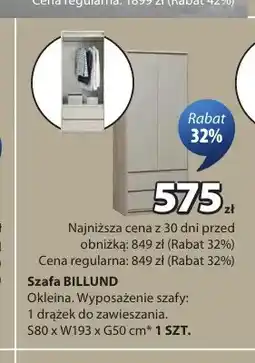 JYSK Szafa Billund oferta