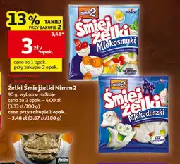 Auchan Żelki Śmiejżelki Nimm2 Mlekosmyki oferta