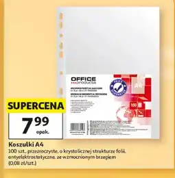 Auchan Koszulki A4 Office Products oferta