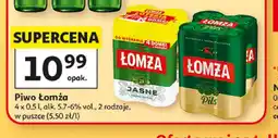 Auchan Piwo Łomża Pils 4-pak oferta