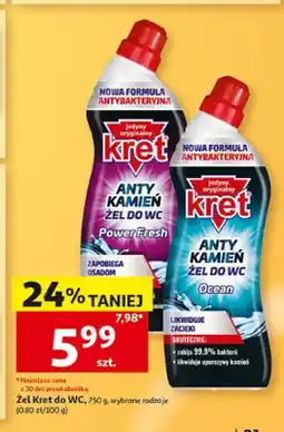 Auchan Żel Kret do WC Power Fresh oferta