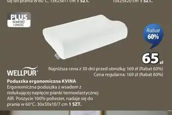 JYSK Poduszka ergonomiczna Kvina Wellpur oferta
