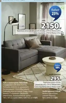 JYSK Sofa z szezlongiem Teglhuse oferta
