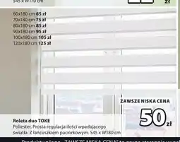 JYSK Roleta duo Toke 60x180 cm oferta