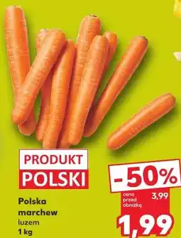 Kaufland Polska marchew luzem oferta