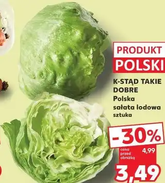 Polska sałata lodowa K-Stąd Takie Dobre
