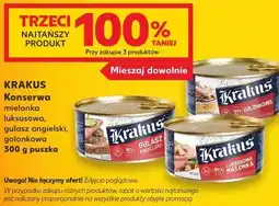 Kaufland Krakus Konserwa mielonka luksusowa, gulasz angielski, golonkowa oferta