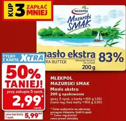 Kaufland Mlekpol Mazurski Smak Masło ekstra oferta