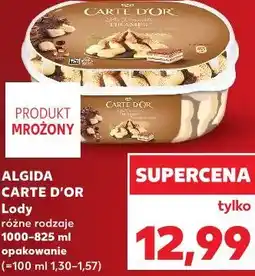 Kaufland Lody Algida Carte d'Or oferta
