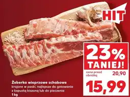 Kaufland Żeberka wieprzowe schabowe oferta