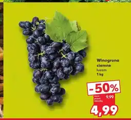 Kaufland Winogrona ciemne luzem oferta