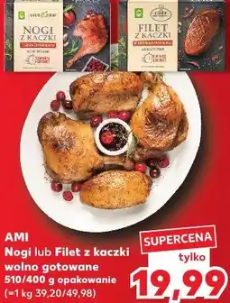Kaufland Nogi lub Filet z kaczki wolno gotowane AMI oferta