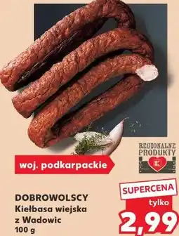 Kaufland Dobrowolscy Kiełbasa wiejska z Wadowic oferta