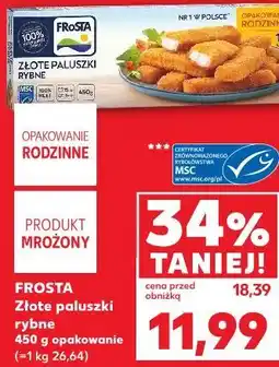 Kaufland FROSTA Złote paluszki rybne oferta