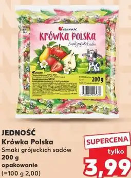 Kaufland JEDNOŚĆ Krówka Polska Smaki grójeckich sadów oferta