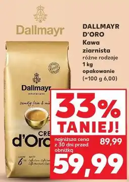 Kaufland Kawa ziarnista Dallmayr d'Oro oferta