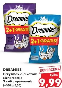 Kaufland DREAMIES Przysmak dla kotów różne rodzaje oferta