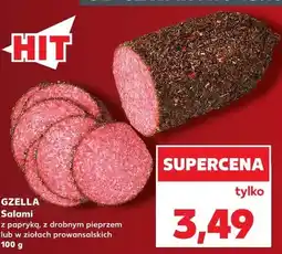 Kaufland GZELLA Salami z papryką, z drobnym pieprzem lub w ziołach prowansalskich oferta