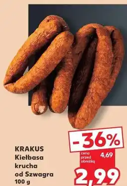 Kaufland Krakus Kiełbasa krucha od Szwagra oferta
