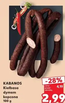 Kaufland Kabanos Kiełbasa dymem kopcona oferta