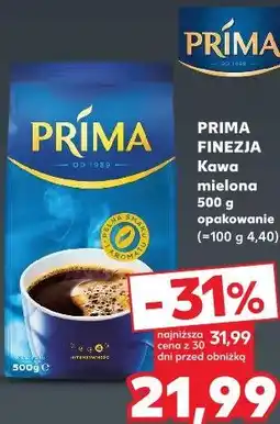 Kaufland PRIMA FINEZJA Kawa mielona oferta