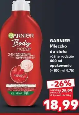 Kaufland Garnier Mleczko do ciała oferta