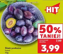 Kaufland Śliwki podłużne luzem oferta