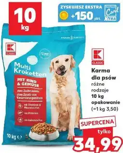 Kaufland CLASSIC Karma dla psów różne rodzaje oferta