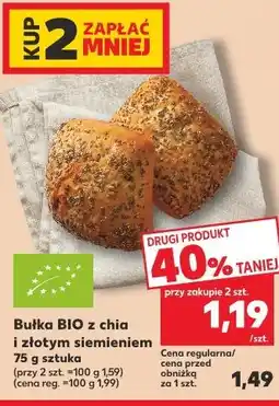 Kaufland Bułka BIO z chia i złotym siemieniem oferta