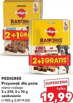 Kaufland PEDIGREE Przysmak dla psów różne rodzaje 3 x 270 oferta