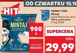 Kaufland FAMILY FISH Mintaj porcje filetów bez skóry oferta