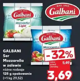Kaufland Galbani Ser Mozzarella w zalewie oferta