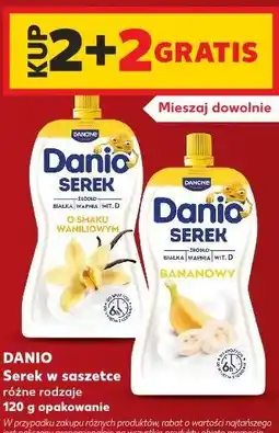 Kaufland DANIO Serek w saszetce różne rodzaje oferta